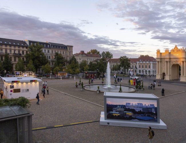 Außenansicht am Abend