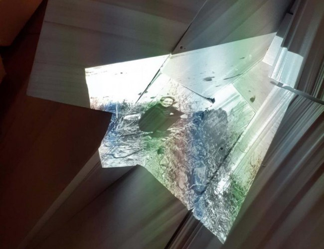 Ausstellungsansicht Detail (Video Angela groß)